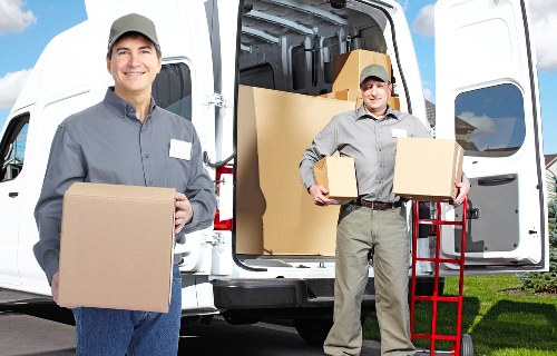 Loading furniture for a Hampstead house or flat move